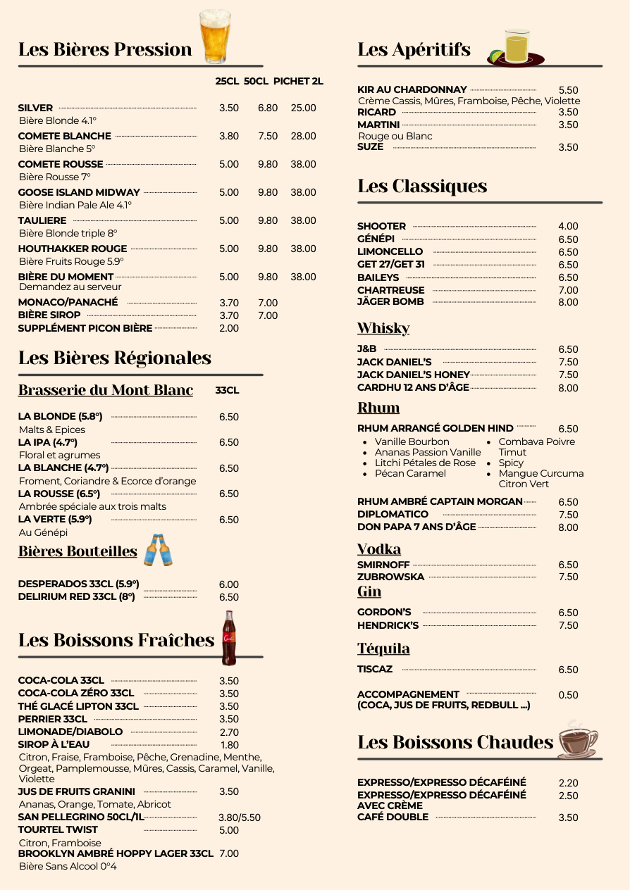 Carte Le Plectrum — page 1